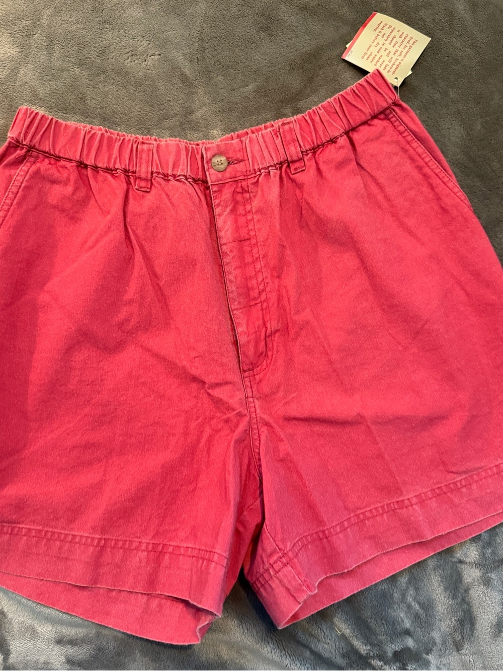 Windridge Men’s Elastic Waist Red Shorts